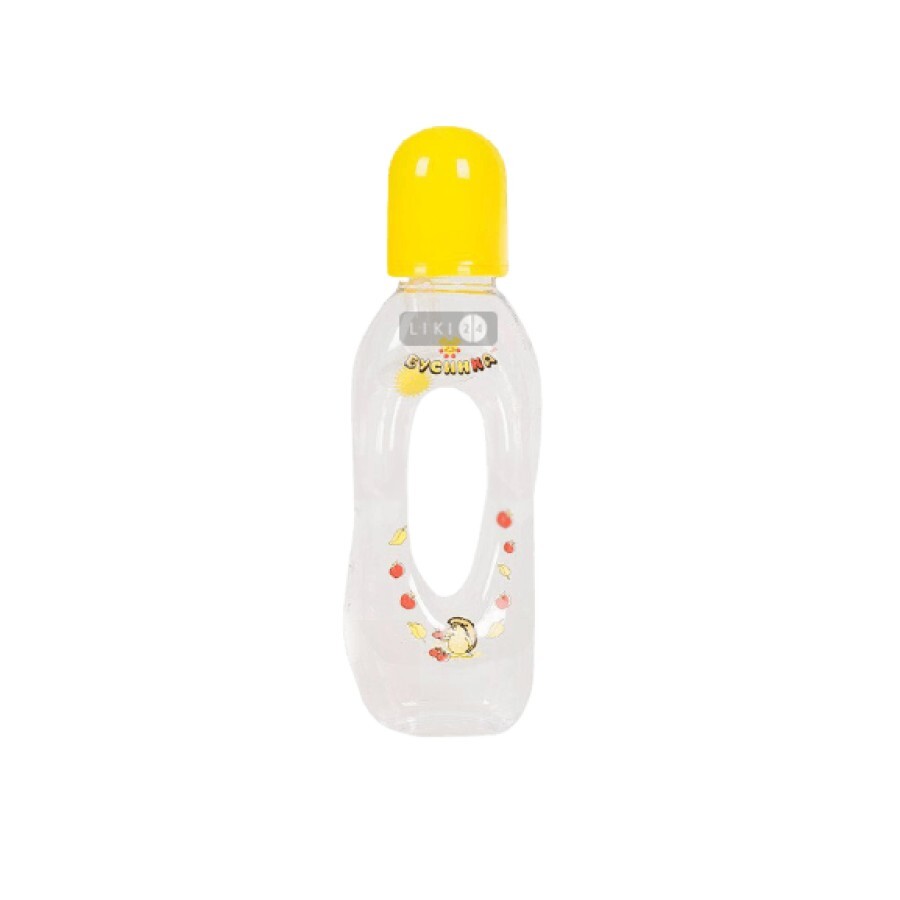 Бутылочка пластмассовая Lindo Бублик с силиконовой соской 280 мл: цены и характеристики