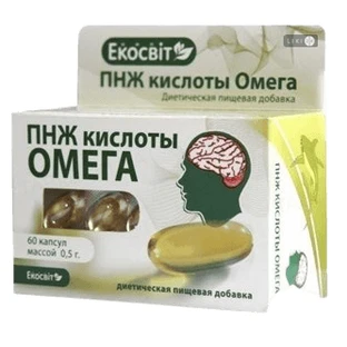 ПНЖ кислоти Омега капсули, №60