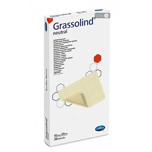 Пов'язка атравматична із нетканного матеріалу Grassolind Neutral 10 см х 20 см, стер., 1 шт
