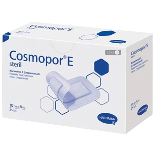 Повязка пластырная Cosmopor E Steril, 6х10 см  1 шт