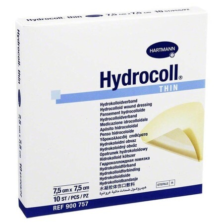 Пов'язка поглинаюча медична Hydrocoll Thin 7.5 см х 7.5 см №1