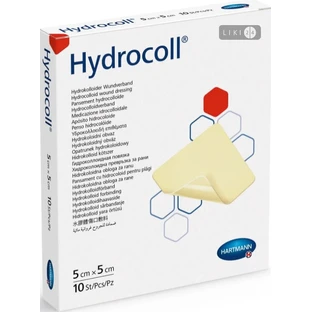 Пов'язка спеціальна hydrocoll 5 см х 5 см, стер.