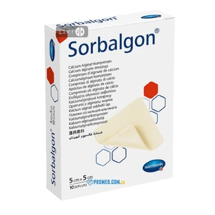 Повязка специальная Sorbalgon 5 см х 5 см, стерил. 1 шт