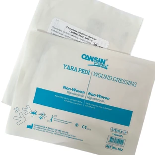 Повязка Сansin Plast Uniped хирургическая нетканая для ран, 9 х 15 см