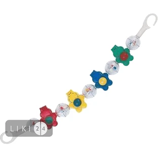 Погремушка 2/163, маленькие гиппопотамы, для коляски