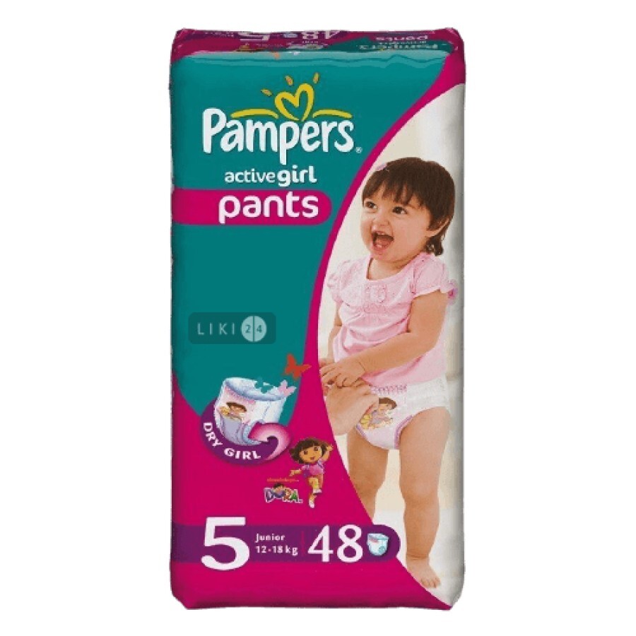 Подгузники-трусики Pampers Pants 5 Junior 12-17 кг 48 шт: цены и характеристики