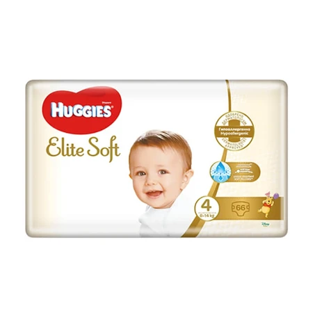 Підгузки Huggies Elite Soft 4 Mega 8-14 кг 66 шт: ціни та характеристики