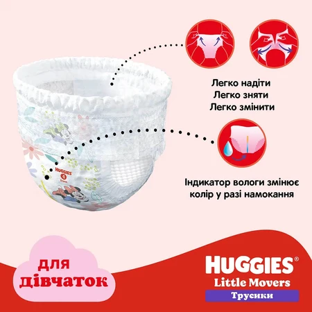 Трусики-підгузки Huggies Pants 6 Jumbo для дівчаток 30 шт: ціни та характеристики