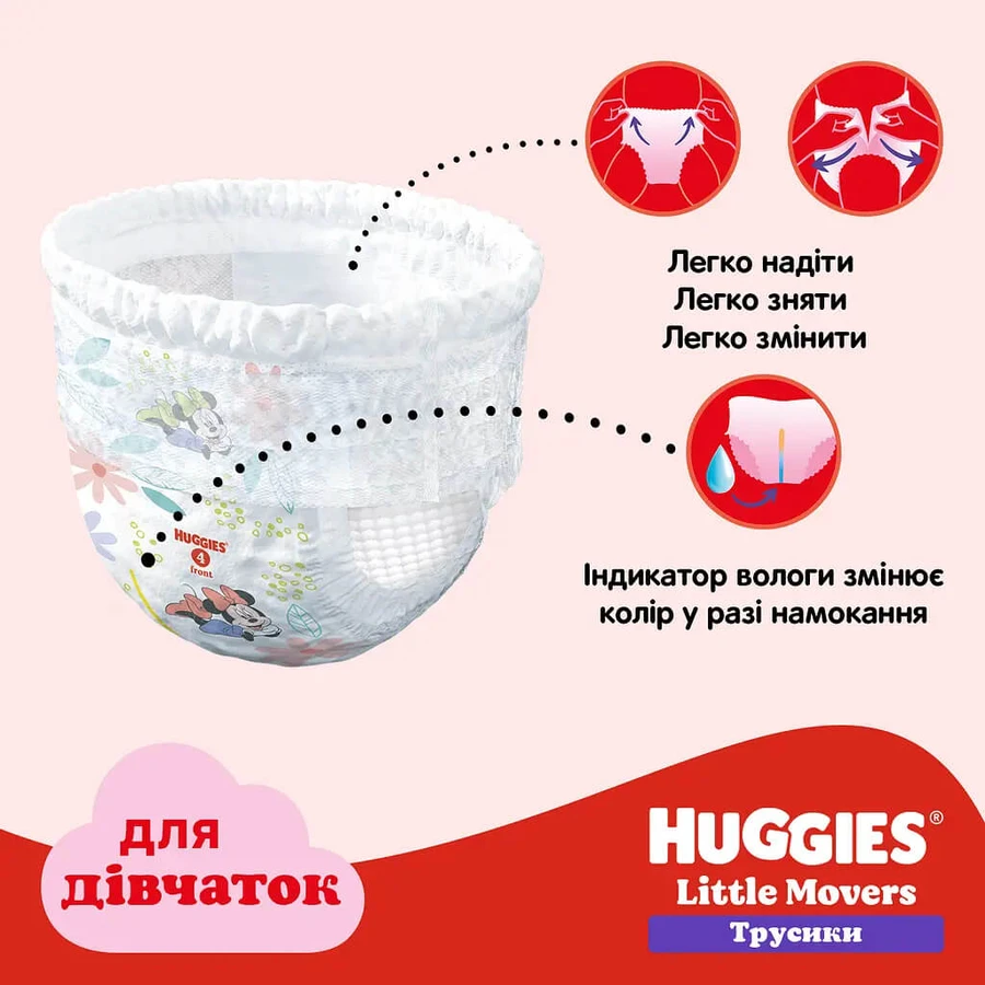 Трусики-підгузки Huggies Pants 6 Jumbo для дівчаток 30 шт: ціни та характеристики