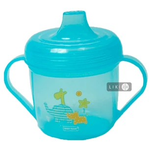 Поїльник Baby Team з носиком і ручками 180 мл 5001
