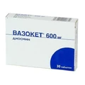 Вазокет табл. 600 мг блістер №30
