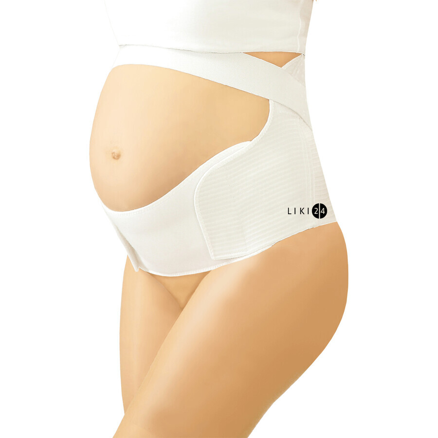Пояс медицинский эластичный поддерживающий для беременных elast 0009 kira размер 1, белый: цены и характеристики