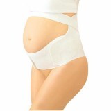Пояс медичний еластичний підтримуючий для вагітних elast 0009 kira розмір 3, білий
