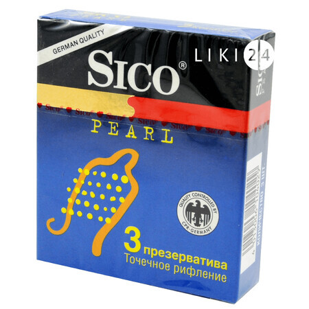Презервативи Sico Pearl 3 шт