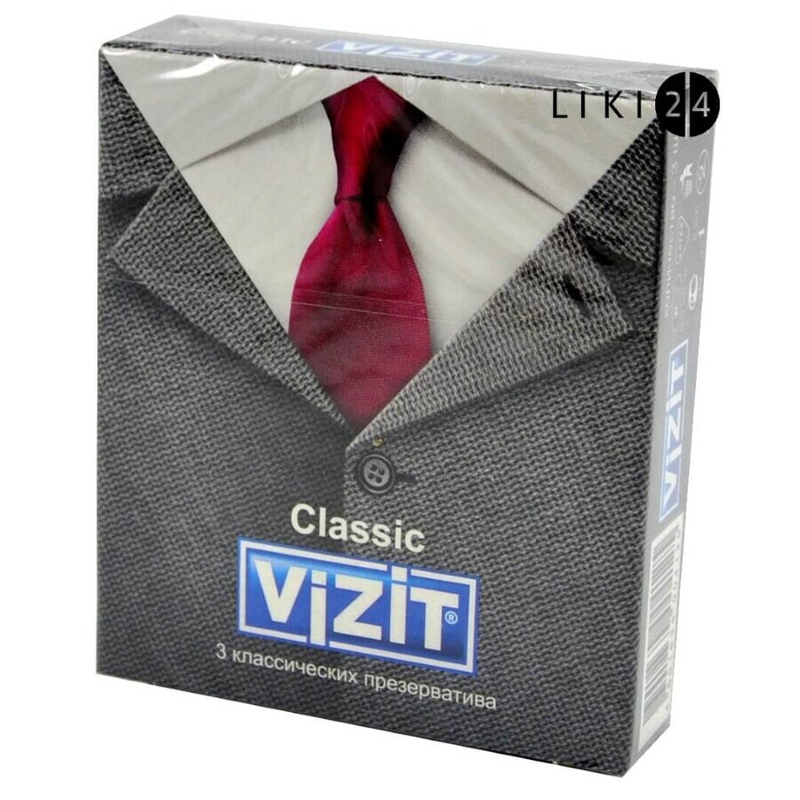 Презервативи Vizit Classic 3 шт: ціни та характеристики