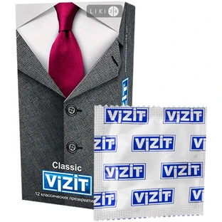 Презервативы латексные "vizit" классические №12