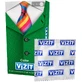 Презервативы латексные "vizit" цветные, мята, банан, апельсин №3