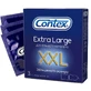 Презервативы латексные с силиконовой смазкой CONTEX Extra Large увеличенного размера, 3 шт.
