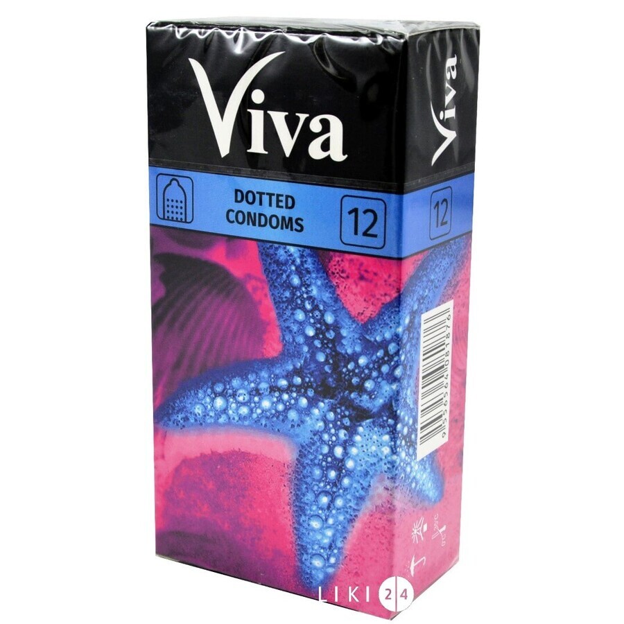 Презервативы Viva Точечные 12 шт: цены и характеристики