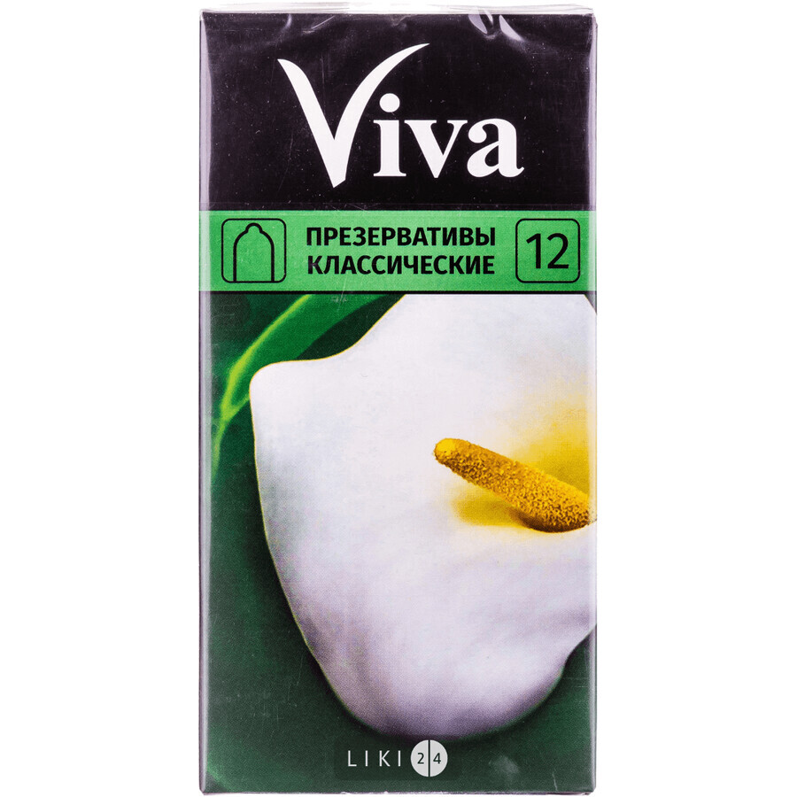 Презервативи Viva Класичні 12 шт: ціни та характеристики