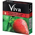 Презервативы Viva Цветные ароматизированные 3 шт