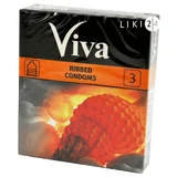 Презервативы Viva Ребристые 3 шт