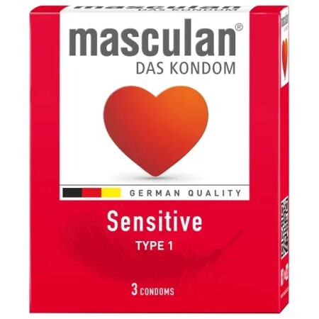 Презервативы Masculan Sensitive Тип 1 нежный №3
