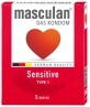 Презервативи Masculan Sensitive Тип 1 ніжний  №3