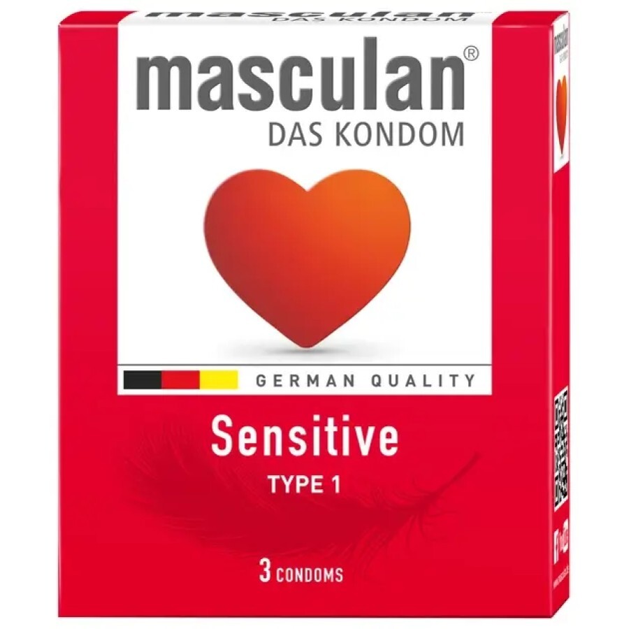 Презервативи Masculan Sensitive Тип 1 ніжний  №3: ціни та характеристики