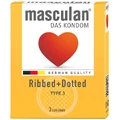 Презервативы Masculan Ribbed+Dotted Тип 3 с колечками и пупырышками, №3