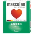 Презервативи Masculan Anatomic Тип4 латексні з силіконовою змазкою №3