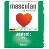 Презервативы Masculan Anatomic Тип4 латексные с силиконовой смазкой №3