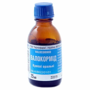 Валокормід крап. орал. фл. 25 мл, в пачці