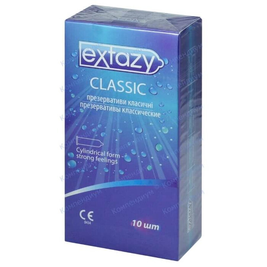 Презервативи Extazy Classic Класичні 10 шт: ціни та характеристики
