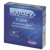 Презервативы Extazy Flash Ребристые 3 шт