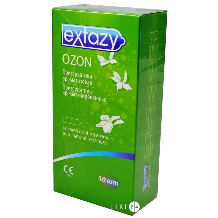 Презервативи Extazy Ozon ароматизовані 10 шт: ціни та характеристики