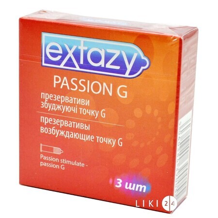 Презервативы Extazy Passion G возбуждающие точку G 3 шт