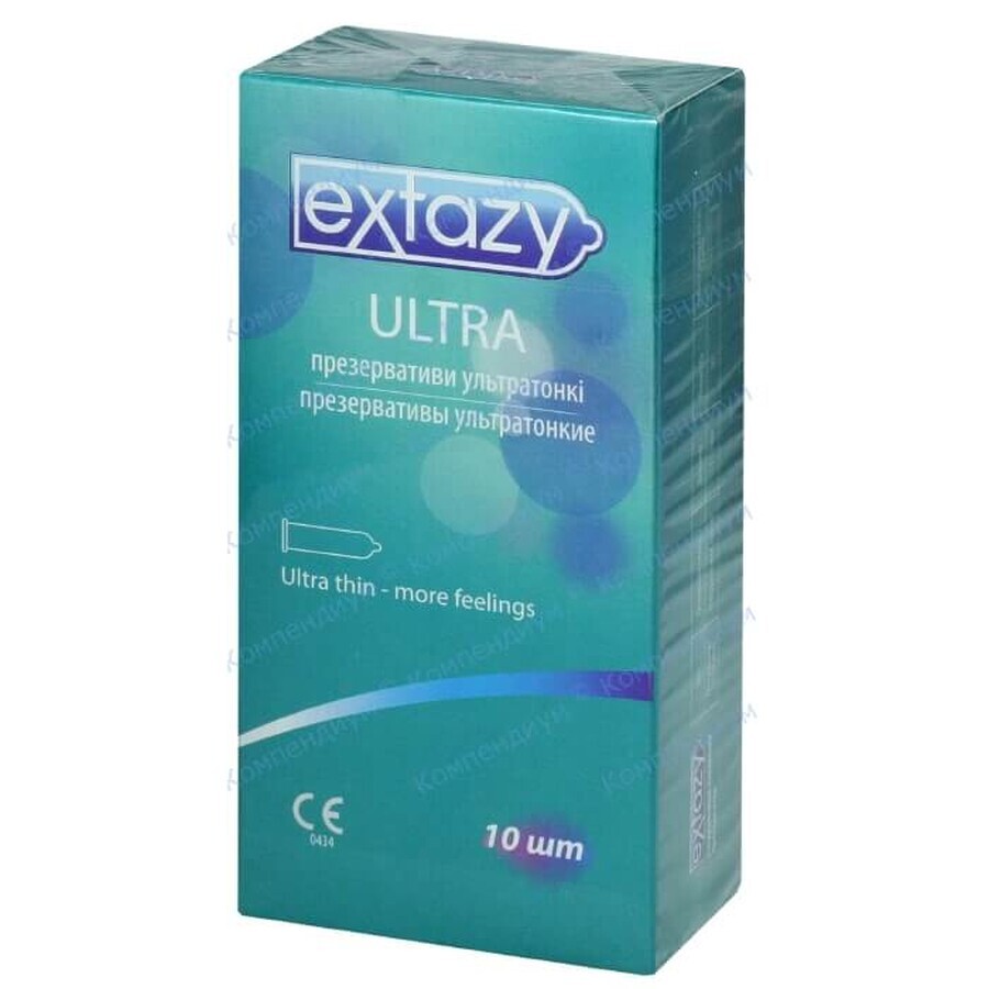 Презервативи Extazy Ultra ультратонкі 10 шт: ціни та характеристики