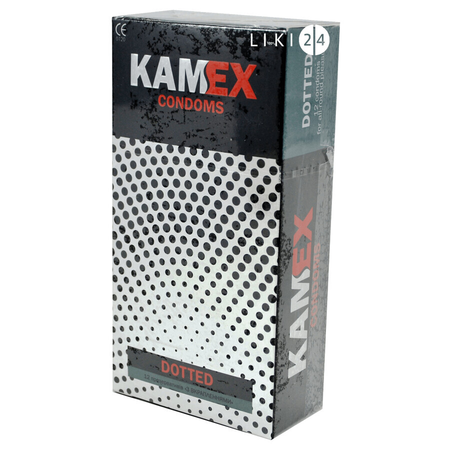 Презервативи Kamex з вкрапленнями 12 шт: ціни та характеристики