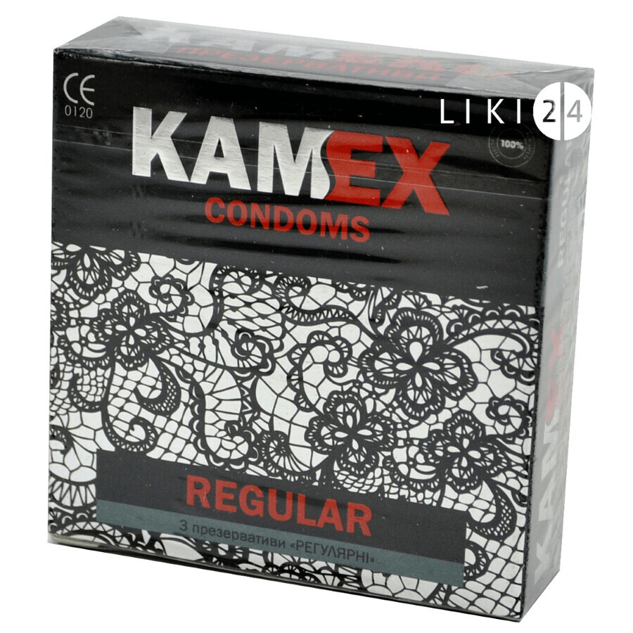 Презервативы Kamex Регулярные 3 шт: цены и характеристики