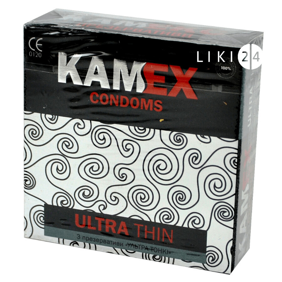 Презервативи Kamex Ультра тонкі 3 шт: ціни та характеристики