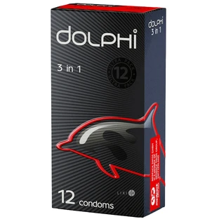 Презервативы Dolphi Anatomic разноцветные,  3 шт