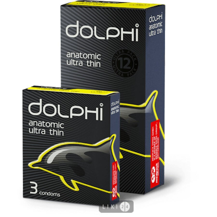 Презервативи Dolphi Ребристі, №12: ціни та характеристики