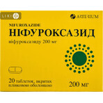 Ніфуроксазид табл. в/плівк. обол. 200 мг блістер у пачці №20: ціни та характеристики