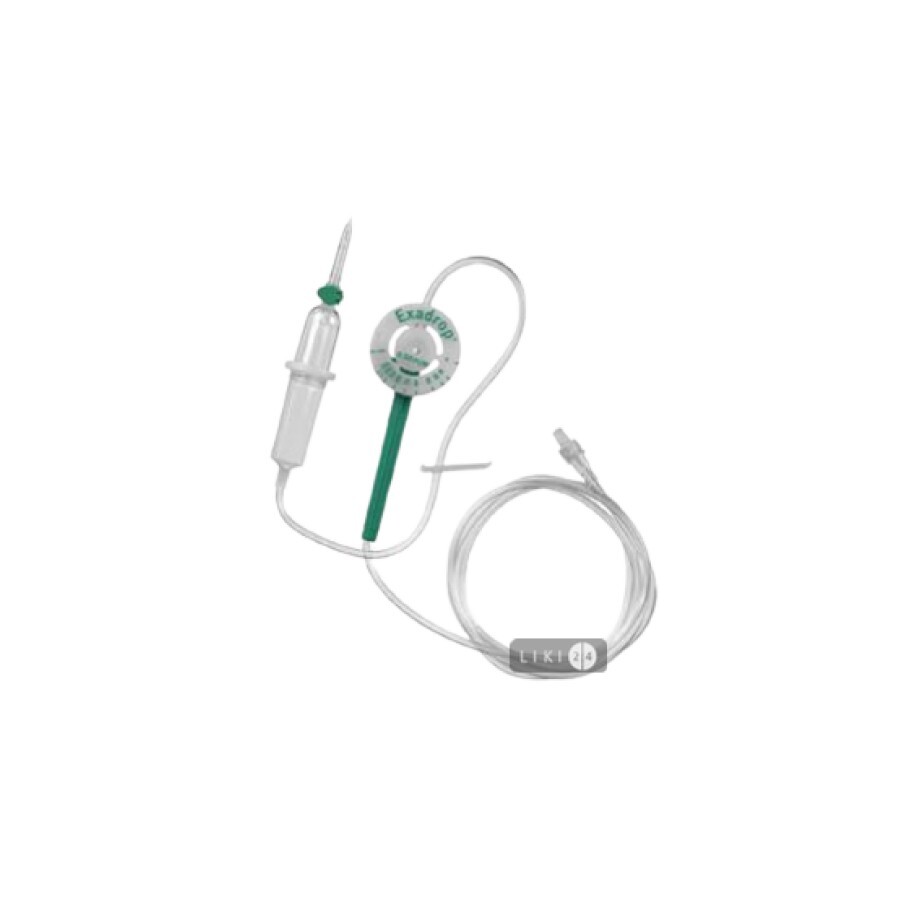 Прецизионный регулятор-капельница для внутривенной инфузии exadrop 150 см: цены и характеристики