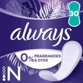 Прокладки ежедневные женские Always Daily Fresh Normal 0% отдушок и красителей 30 шт