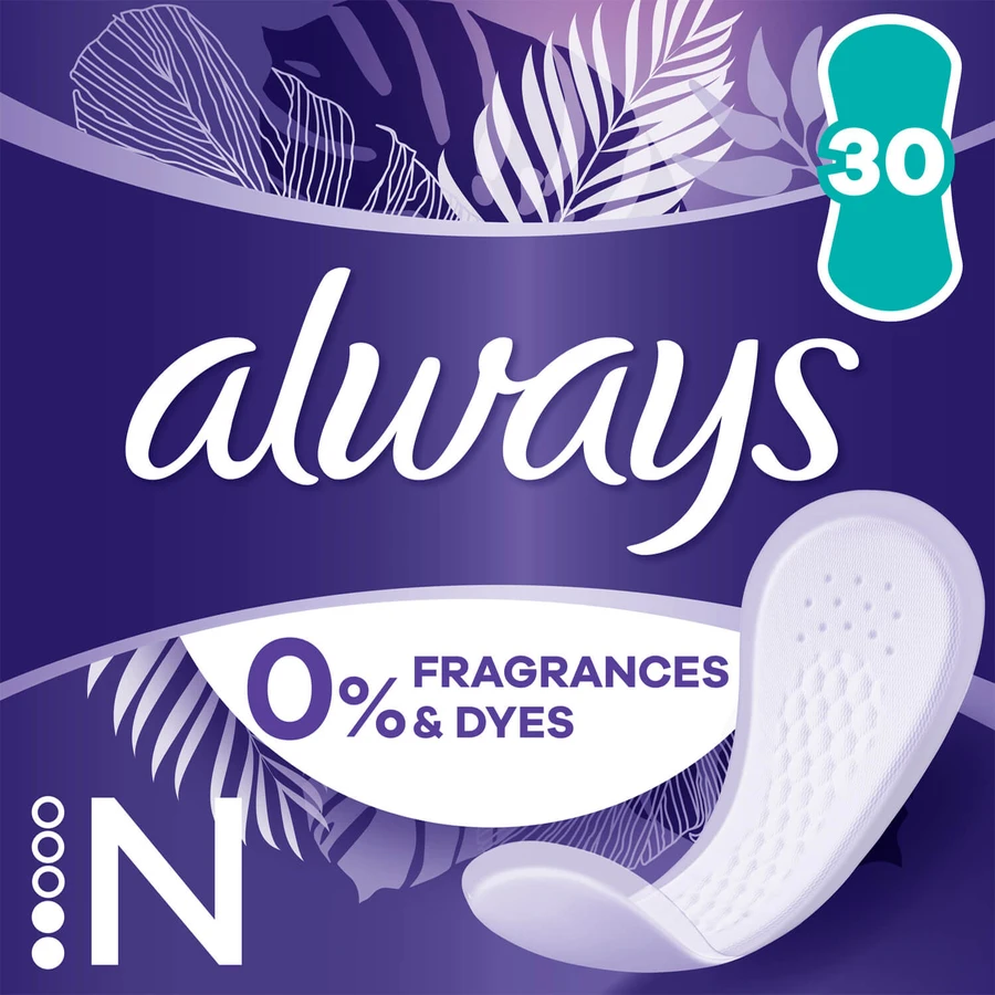 Прокладки ежедневные женские Always Daily Fresh Normal 0% отдушок и красителей 30 шт: цены и характеристики