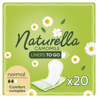 Прокладки щоденні жіночі Naturella Normal Camomile To Go в індивідуальних упаковках 20 шт
