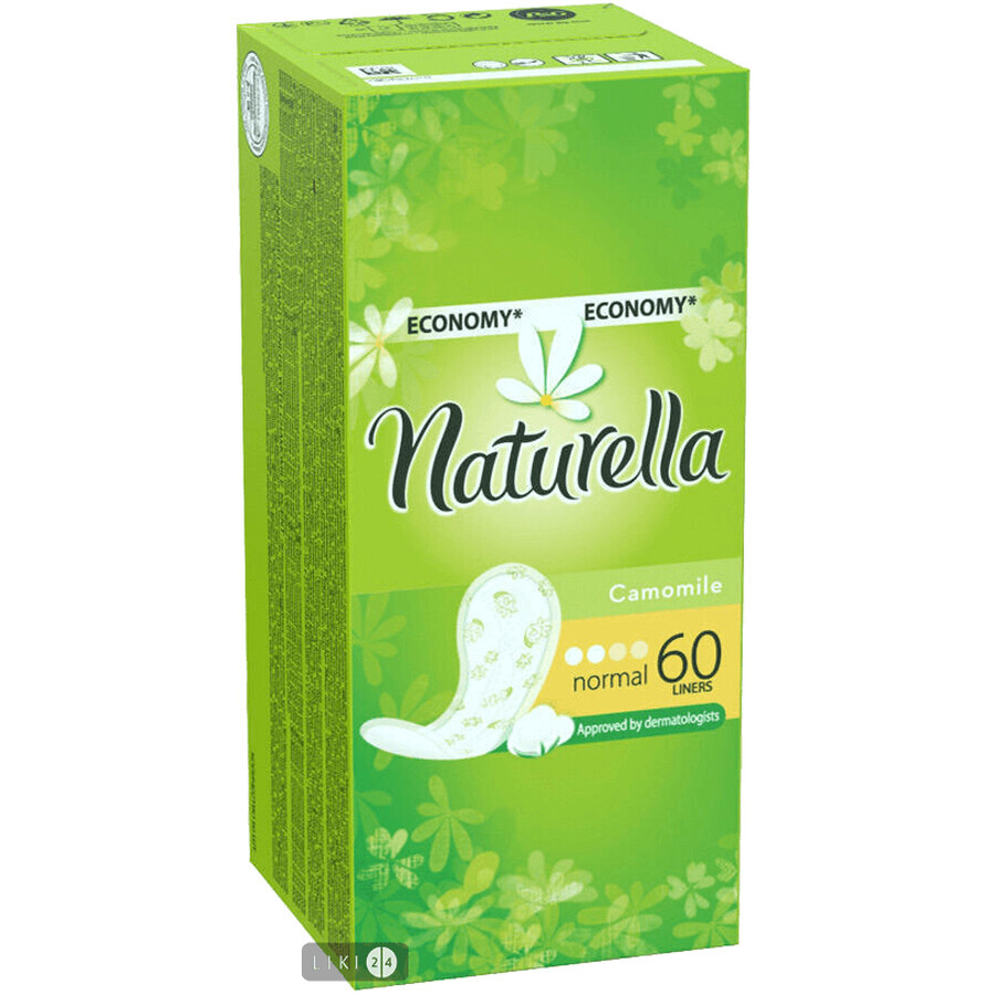 Прокладки ежедневные Naturella Camomile Normal Deo №60: цены и характеристики