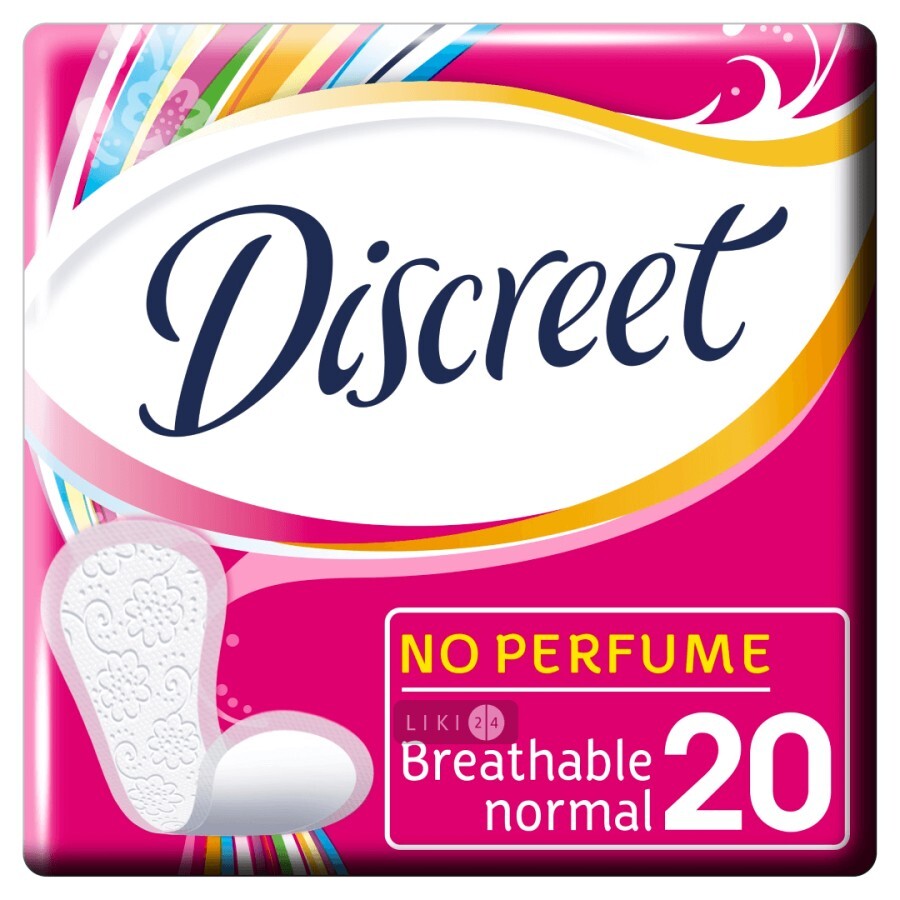 Прокладки ежедневные Discreet Alldays Normal №20: цены и характеристики